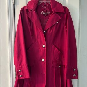 Guess Hot Pink Trench Coat